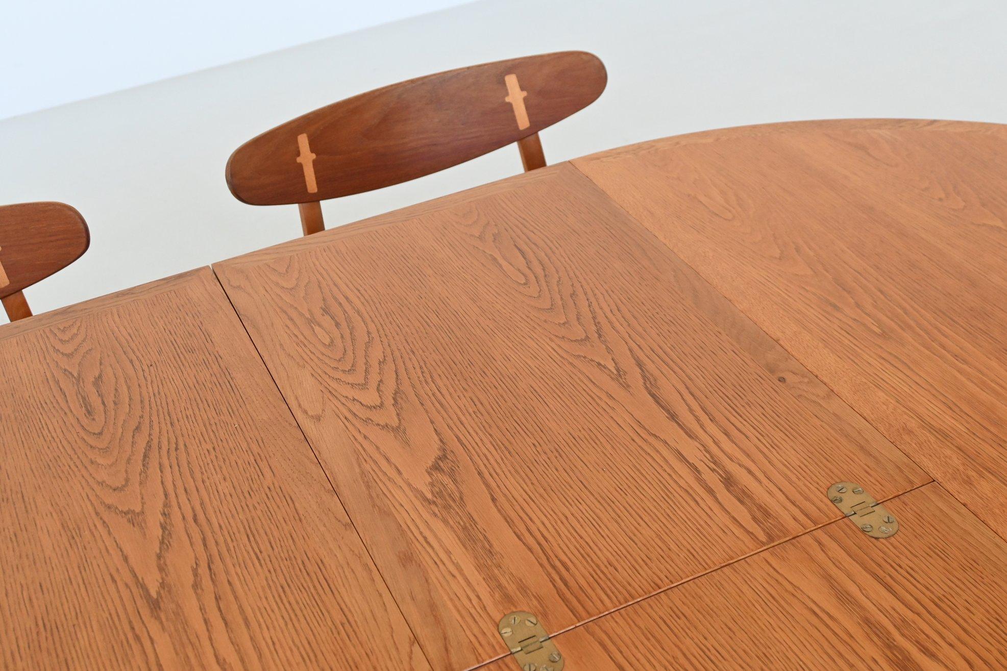 Tavolo da pranzo Borg Mogensen modello 140 in Oak Karl Andersson Danimarca 1955 in vendita 9