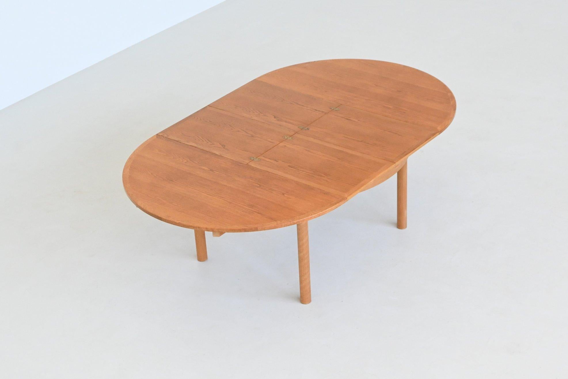 Tavolo da pranzo Borg Mogensen modello 140 in Oak Karl Andersson Danimarca 1955 In condizioni buone in vendita a Etten-Leur, NL