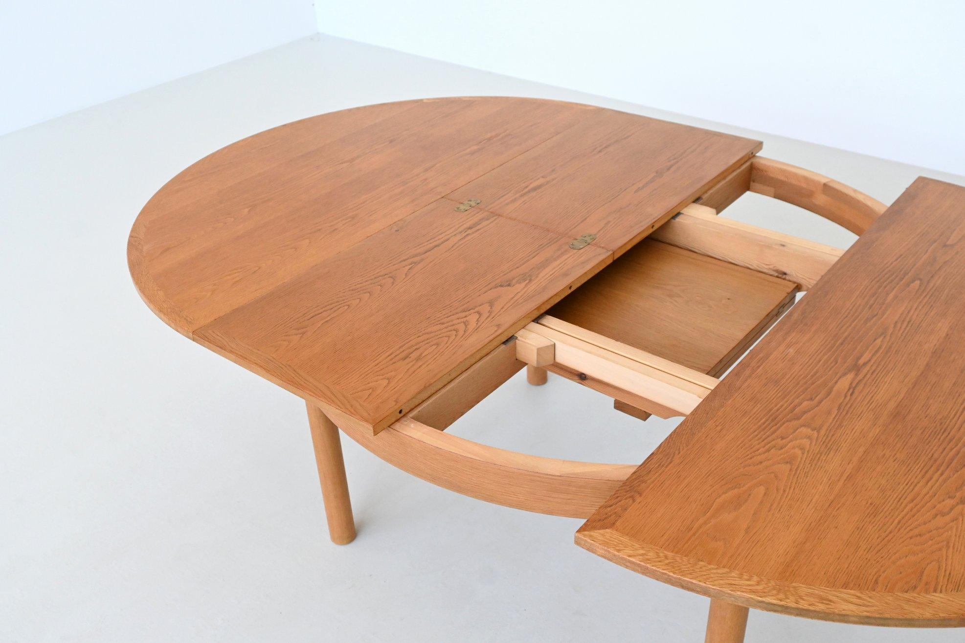 Metà XX secolo Tavolo da pranzo Borg Mogensen modello 140 in Oak Karl Andersson Danimarca 1955 in vendita