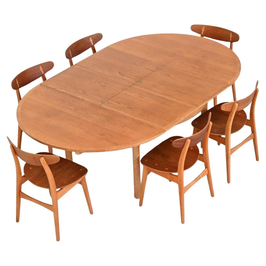 Tavolo da pranzo Borg Mogensen modello 140 in Oak Karl Andersson Danimarca 1955 in vendita