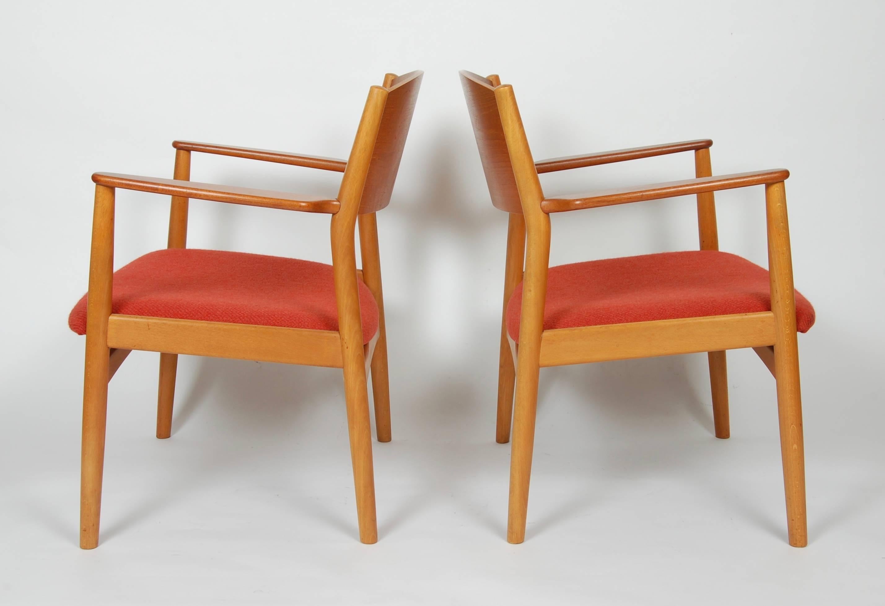 Borge Mogensen Model 147 Armchairs In Excellent Condition In San Francisco, CA