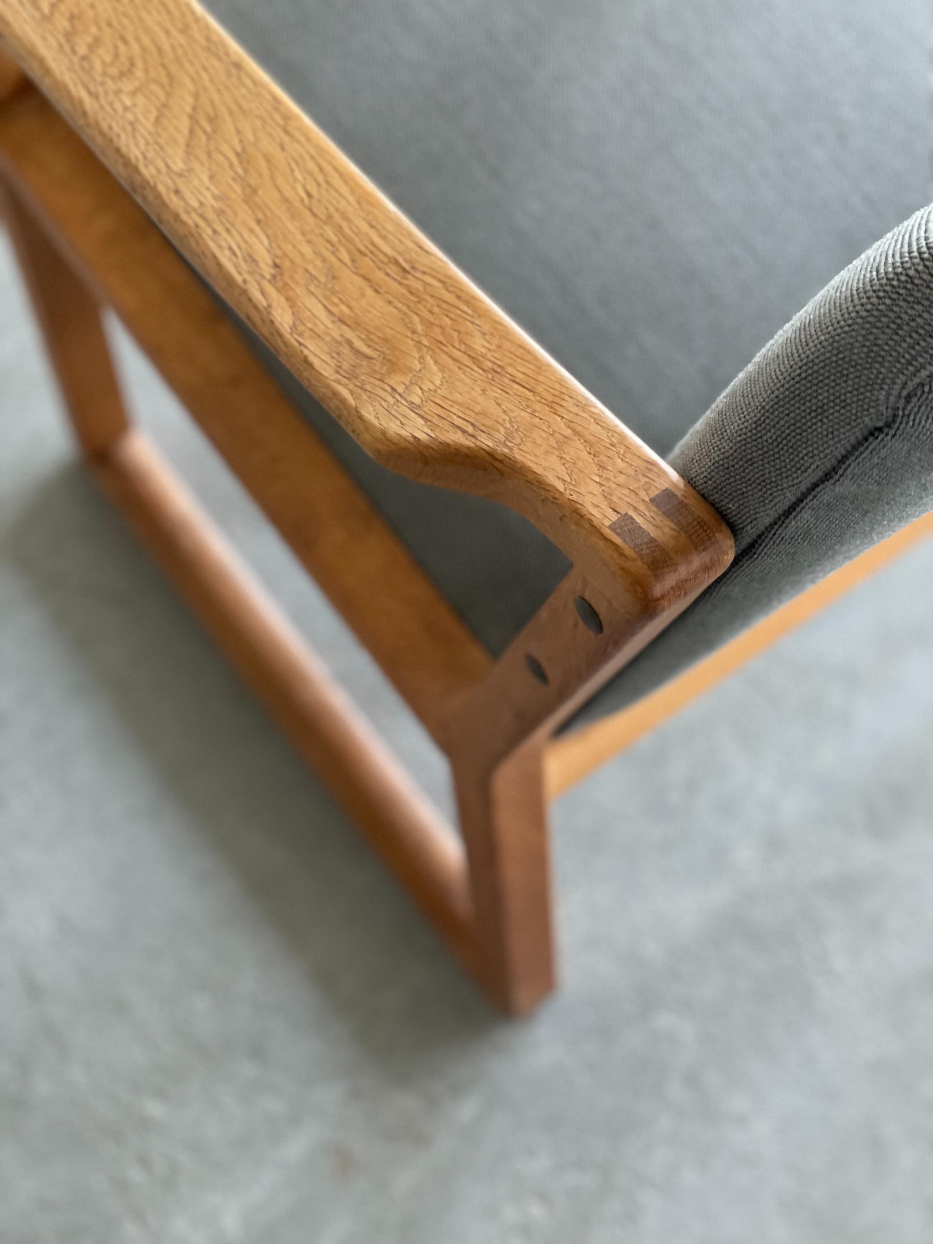 Borge Mogensen Modelo 233 Sillón de roble para Fredericia en venta 5