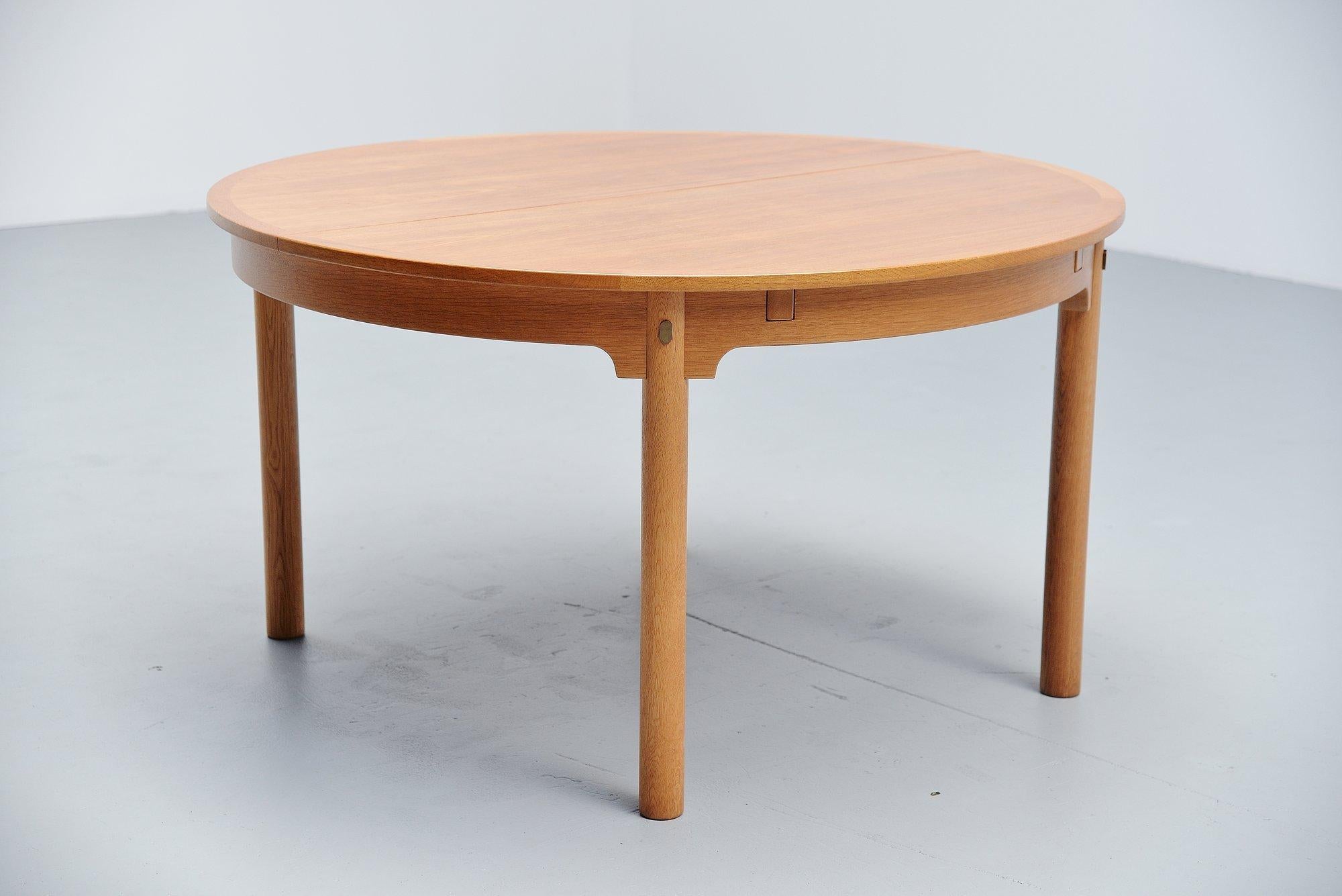 Borge Mogensen Oak Dining Table Karl Andersson, Denmark, 1955 In Good Condition In Roosendaal, Noord Brabant