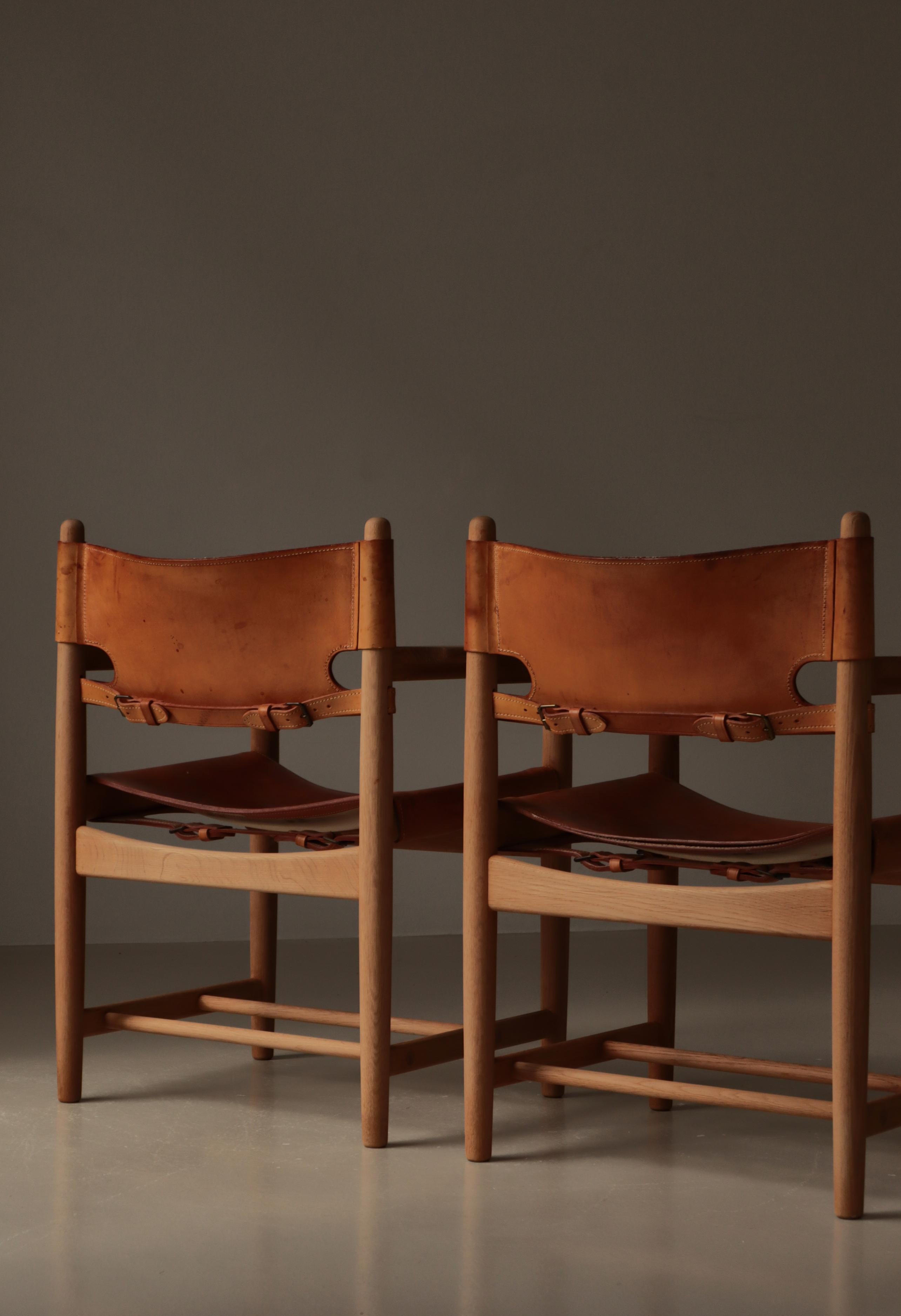 Börge Mogensen Eiche & Leder 