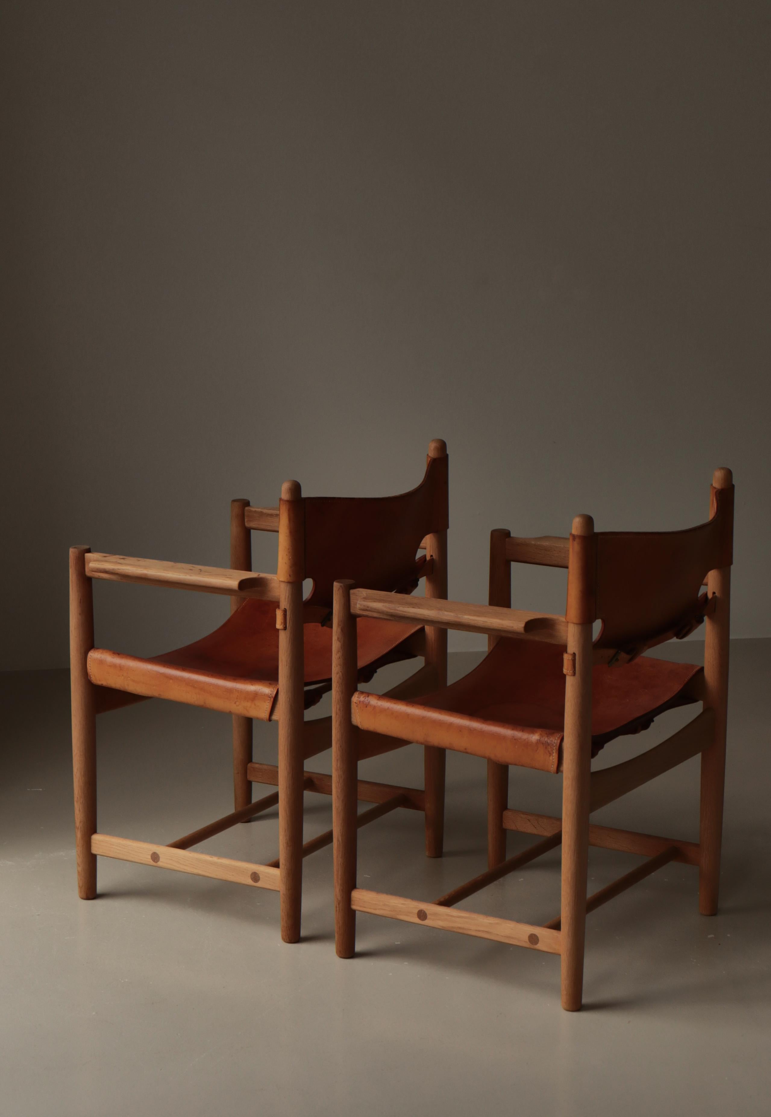 Börge Mogensen Eiche & Leder 