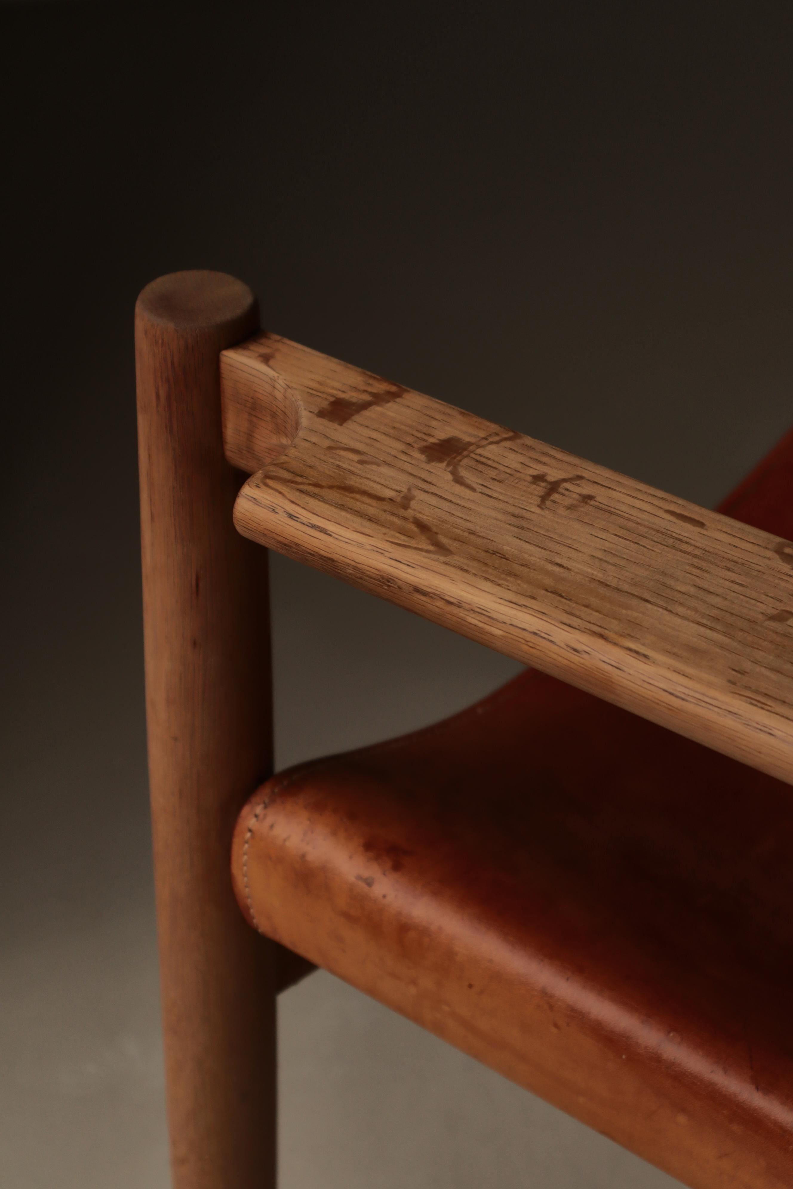 Börge Mogensen Eiche & Leder 