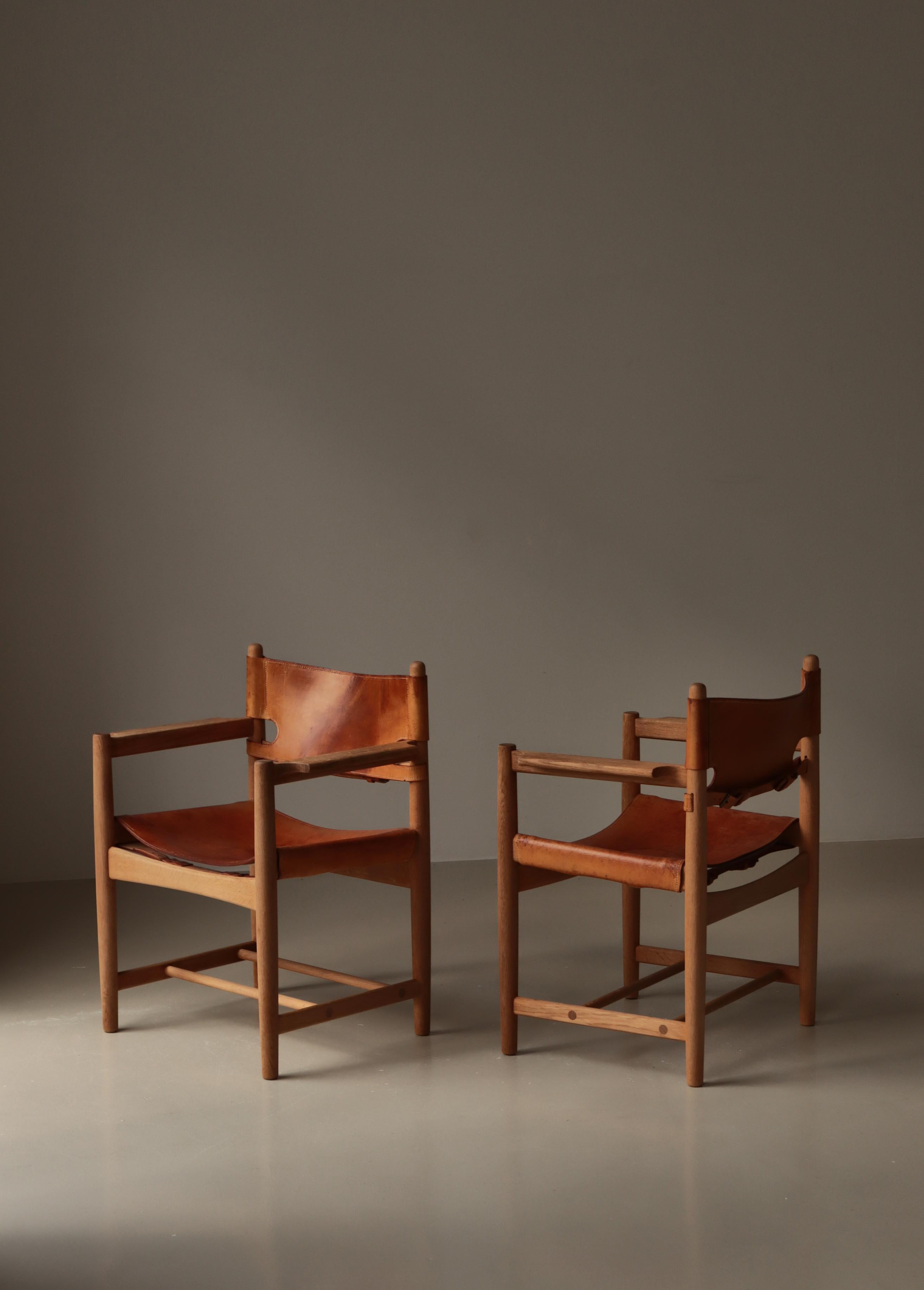 Börge Mogensen Eiche & Leder 