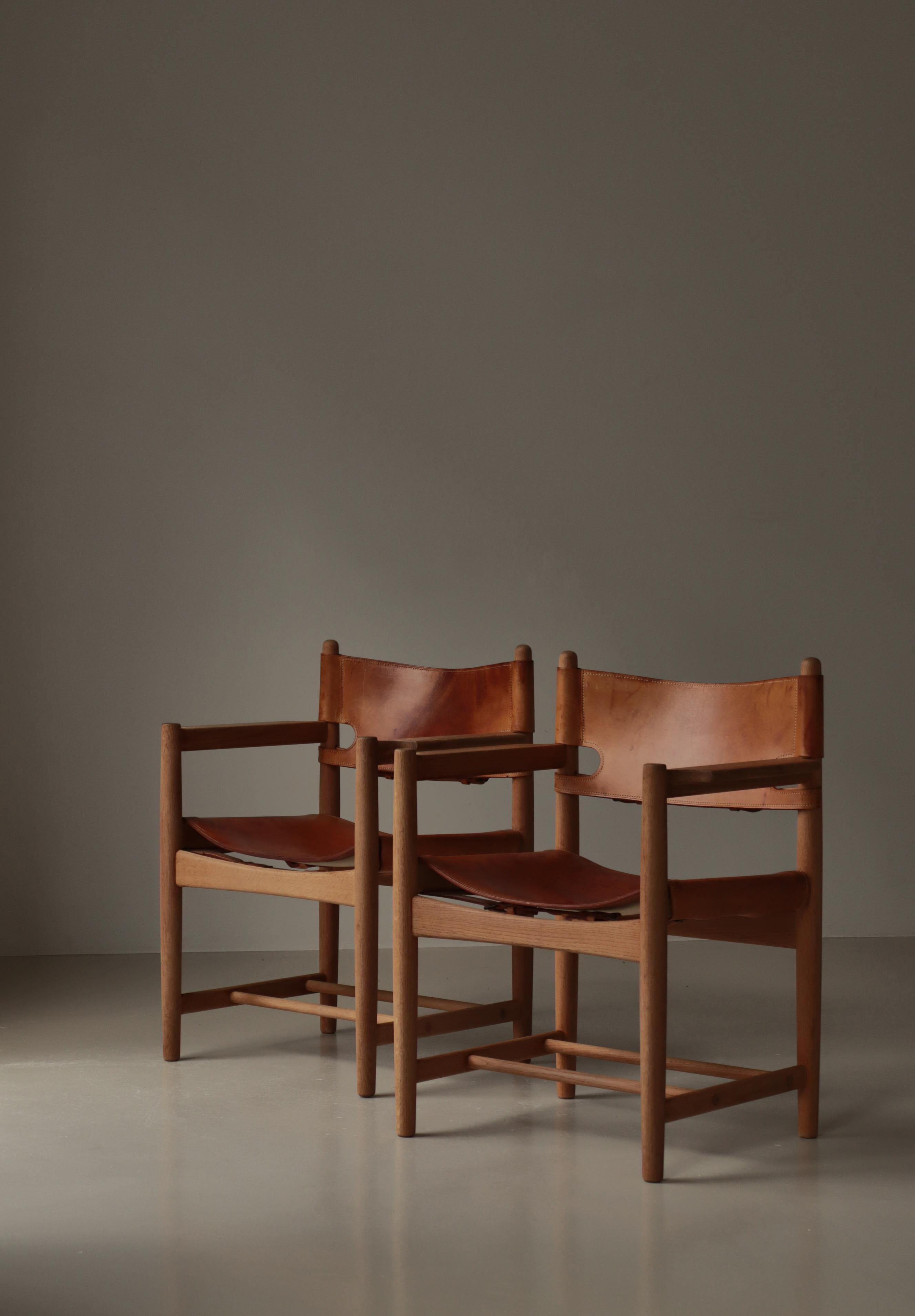 Börge Mogensen Eiche & Leder 