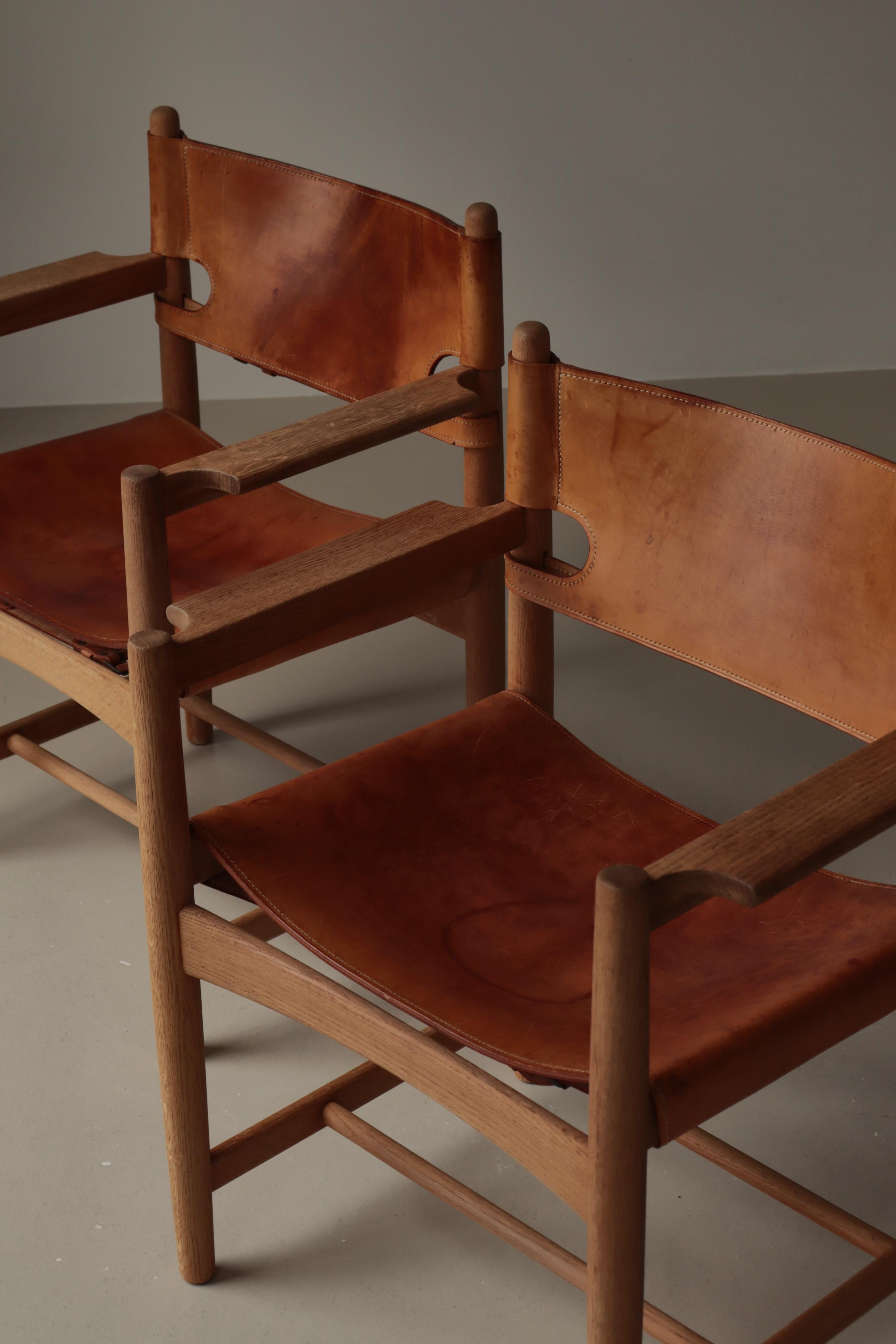 Börge Mogensen Eiche & Leder 