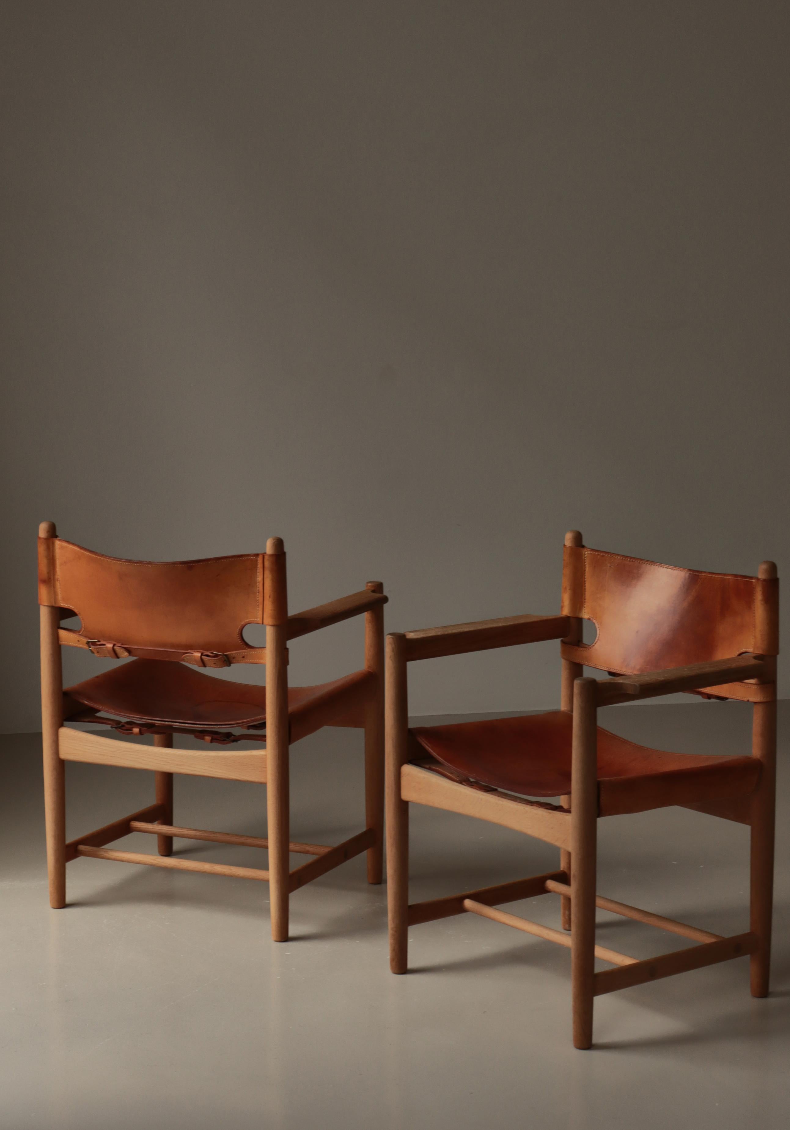 Börge Mogensen Eiche & Leder 