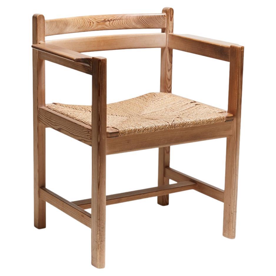 Borge Mogensen: Pine Armchair For Sale