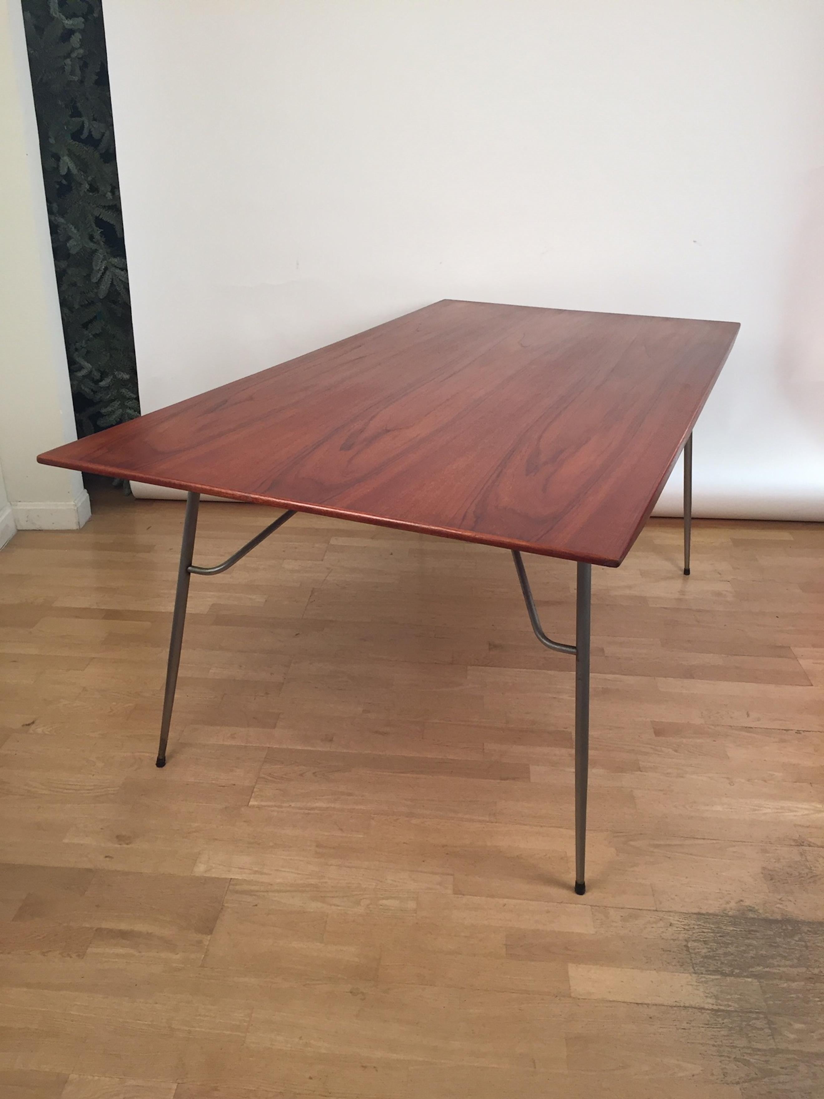 Danish Borge Mogensen Rectangular Teak Dining/Work Table, 1956