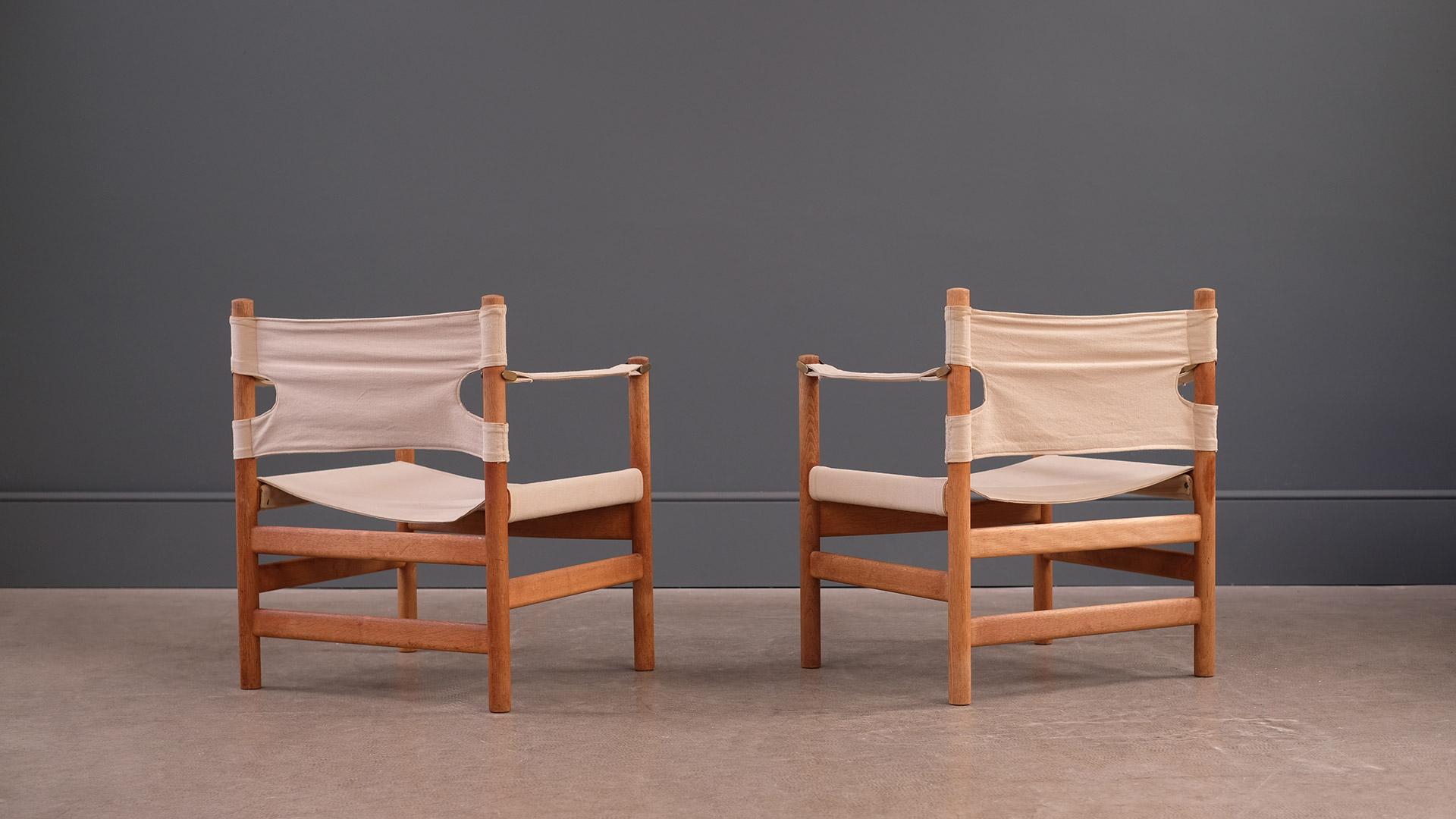 Danish Borge Mogensen Safari Chairs