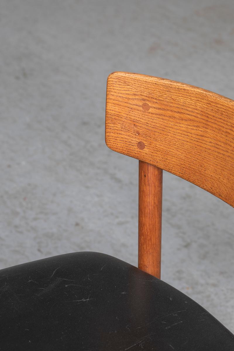Borge Mogensen Set of 4 Dining Chairs ‘Model 3236’ for Fredericia, Denmark, 60s 3