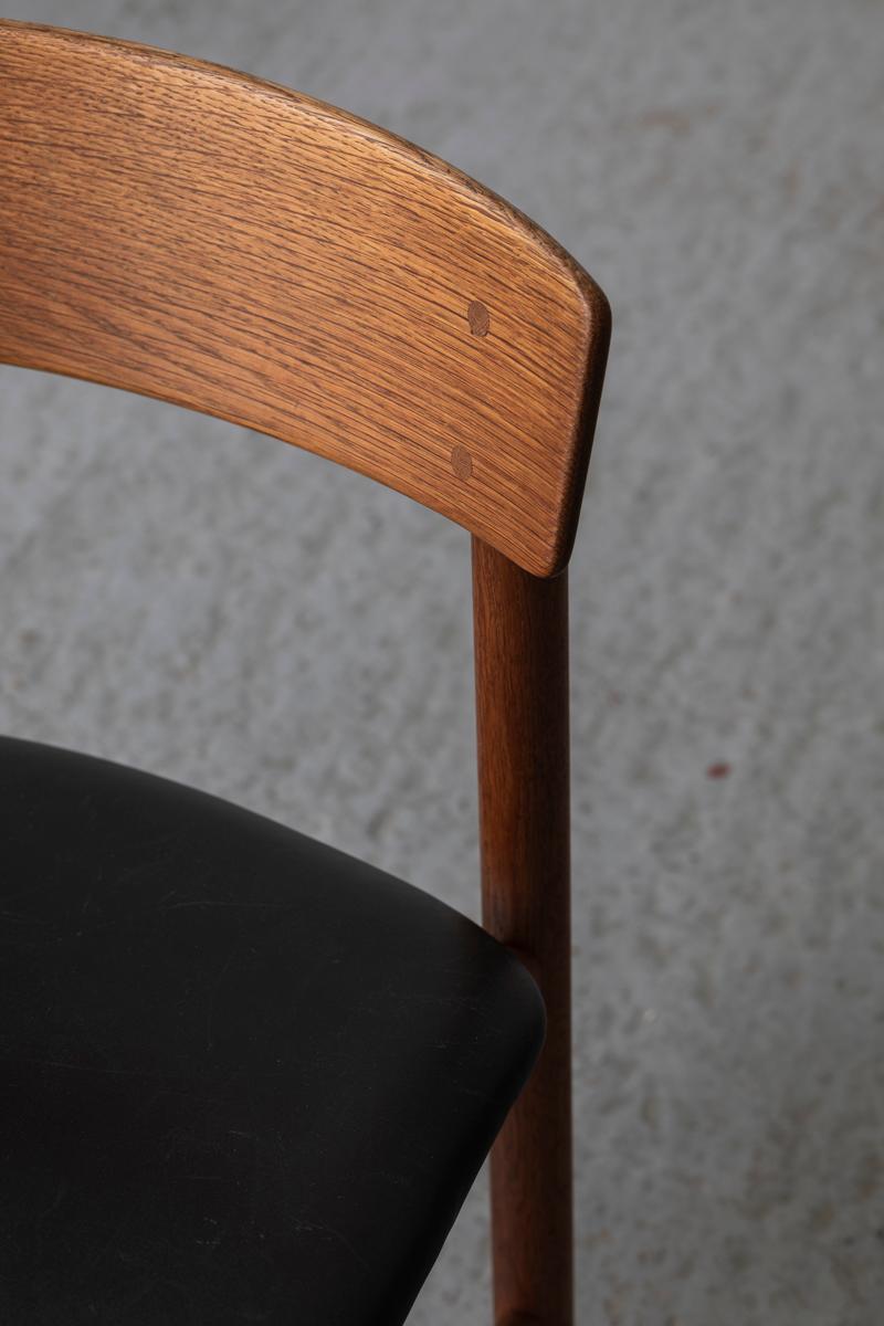 Borge Mogensen Set of 4 Dining Chairs ‘Model 3236’ for Fredericia, Denmark, 60s 6