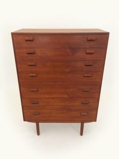 Borge Mogensen Seven Drawers Dresser Chest by Soborg Mobelfabrik, Denmark 1960s