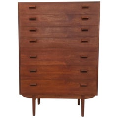 Borge Mogensen Seven Drawers Dresser Chest by Soborg Mobelfabrik, Denmark 1960s