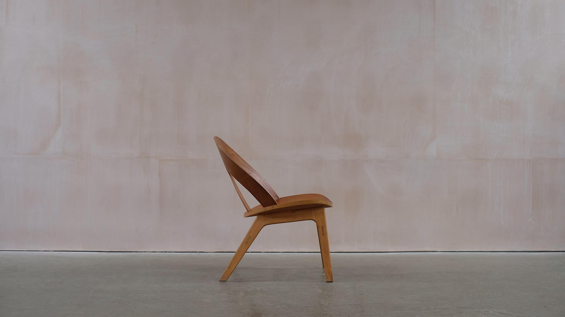 Scandinave moderne Borge Mogensen chaise à coquillage en vente