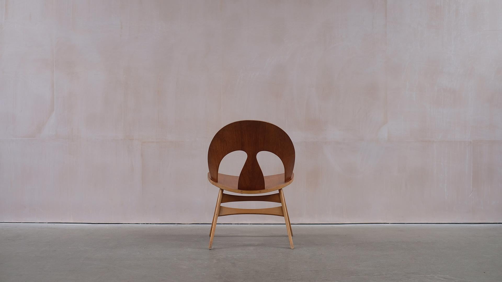 20ième siècle Borge Mogensen chaise à coquillage en vente
