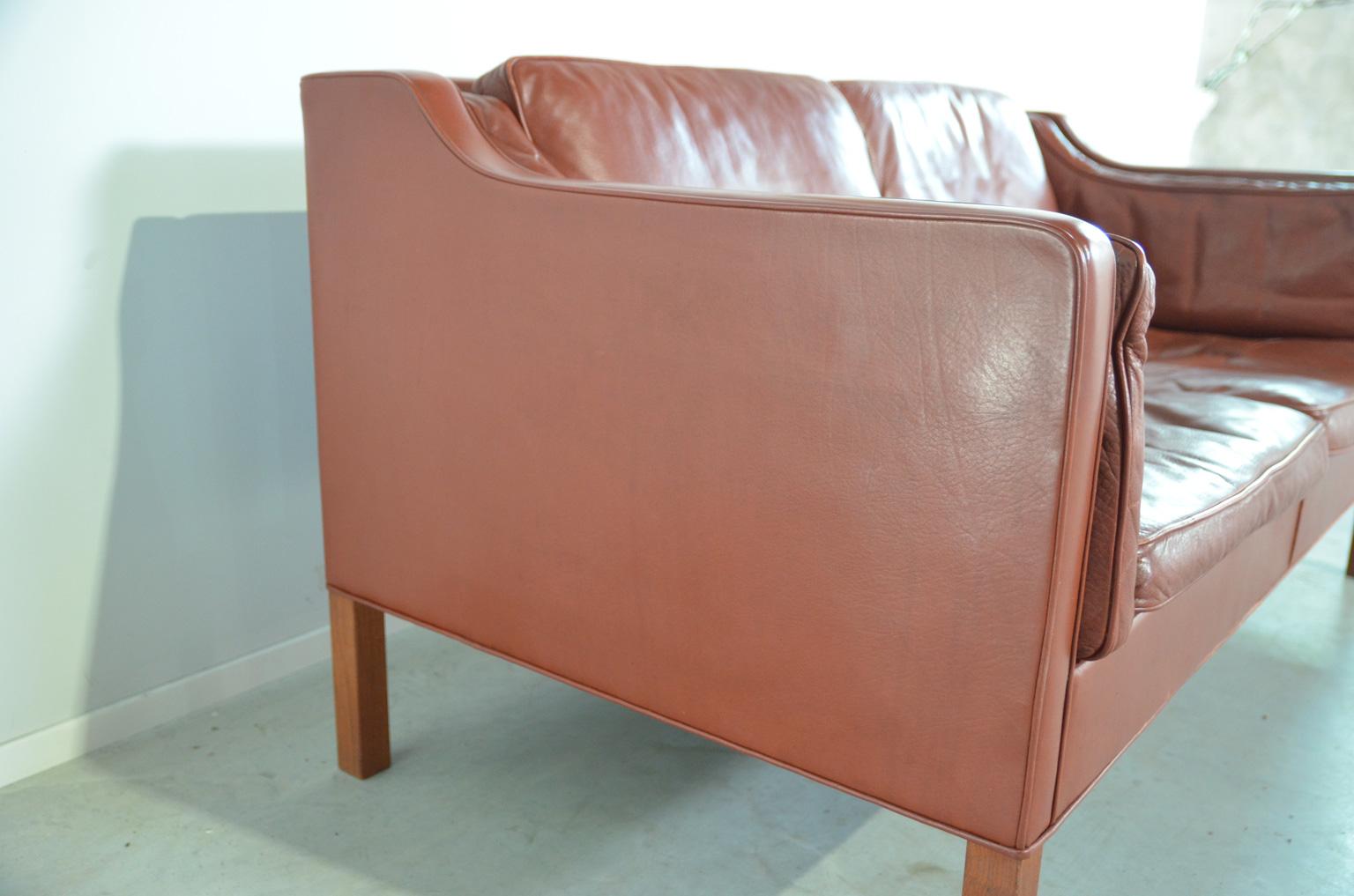 Borge Mogensen two-seat Sofa Model 2212 for Fredericia Danmark 2