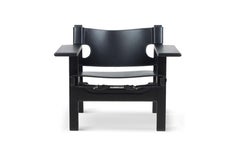 Borge Mogensen Spanish Chair, Black
