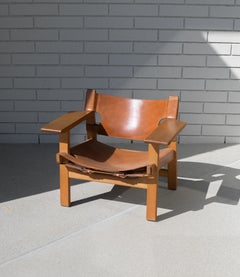 Spanischer Borge Mogensen-Stuhl von Fredericia Dänemark, 1958