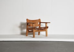Borge Mogensen Spanish Chair, Denmark, 1980s