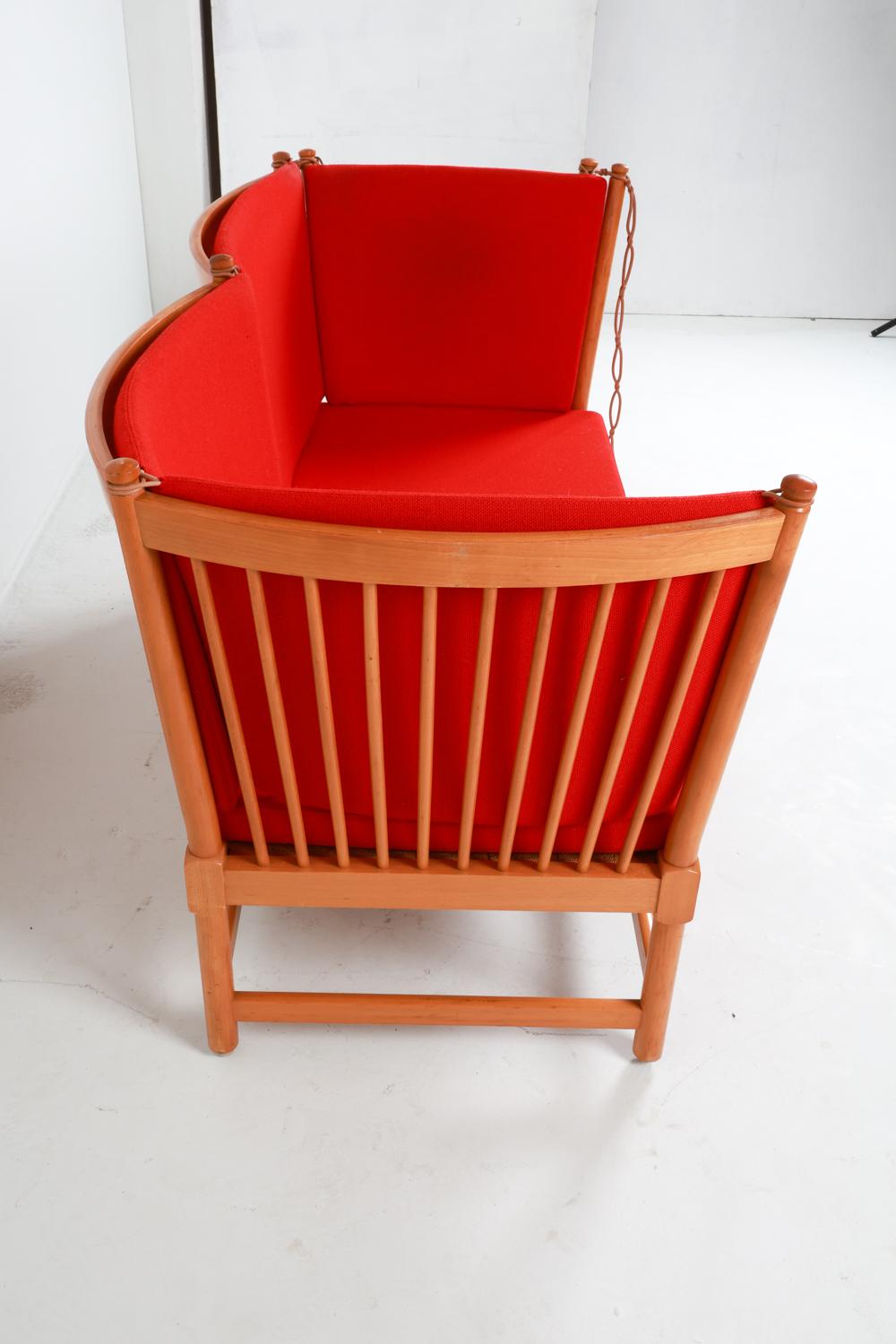 Sofa en hêtre Borge Mogensen pour Frits Hansen vers 1970 en vente 6