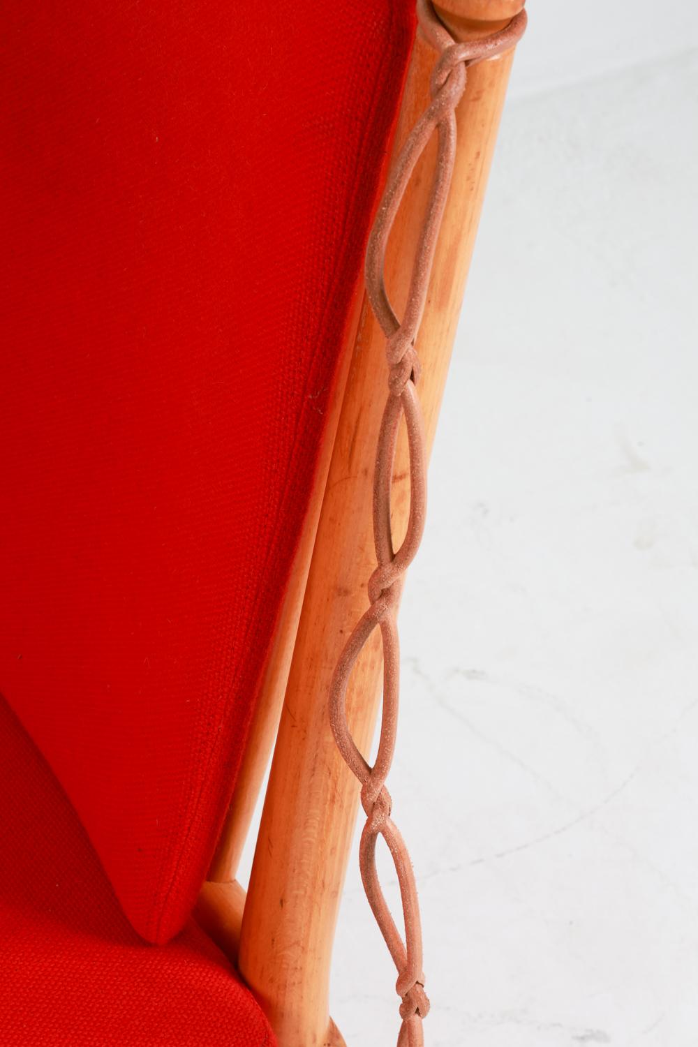 20ième siècle Sofa en hêtre Borge Mogensen pour Frits Hansen vers 1970 en vente