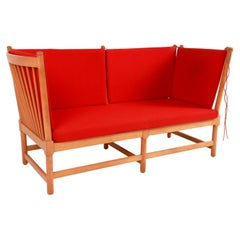 Borge Mogensen 'Spoke-Back' Beech Sofa for Frits Hansen C.1970's