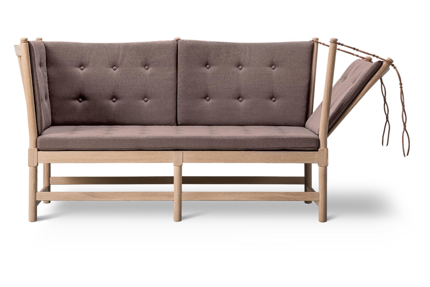 Mid-Century Modern Borge Mogensen Spoke Back Sofa For Sale