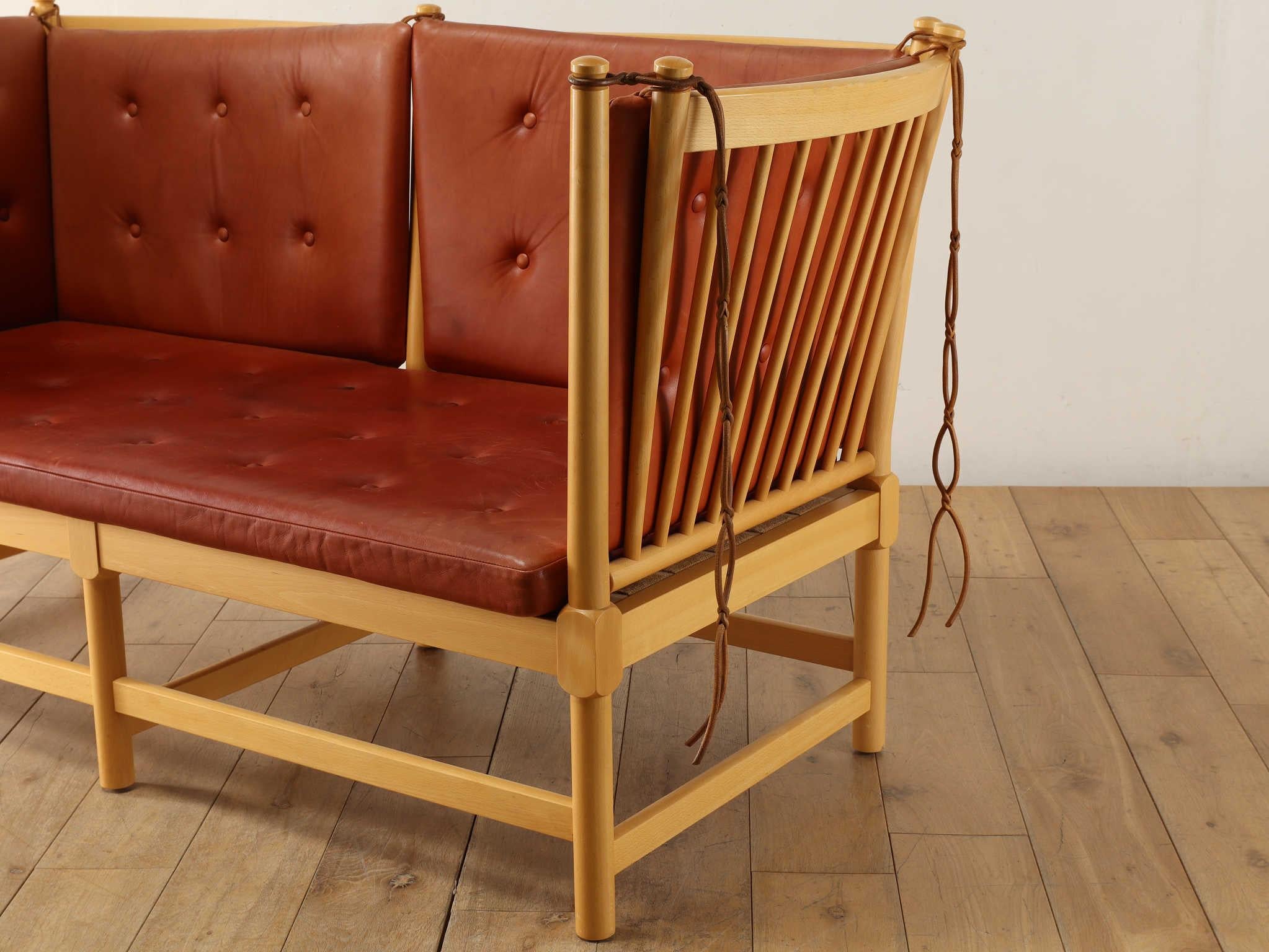 Borge Mogensen Spokeback Sofa 1970's For Sale 3