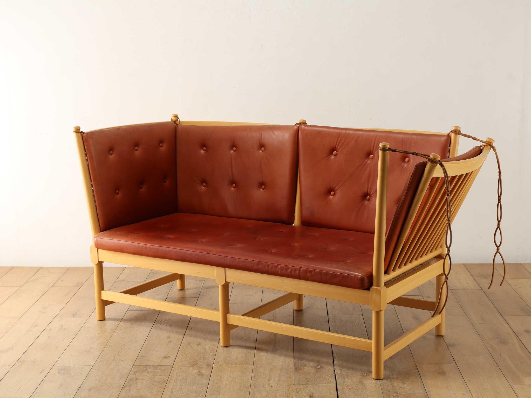Borge Mogensen Spokeback Sofa 1970's For Sale 4