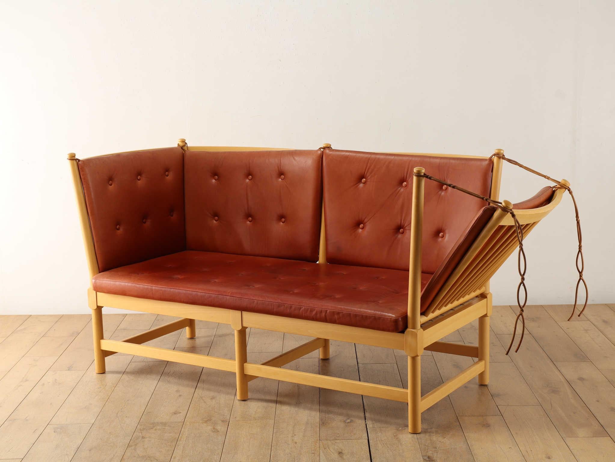 Borge Mogensen Spokeback Sofa 1970's For Sale 5