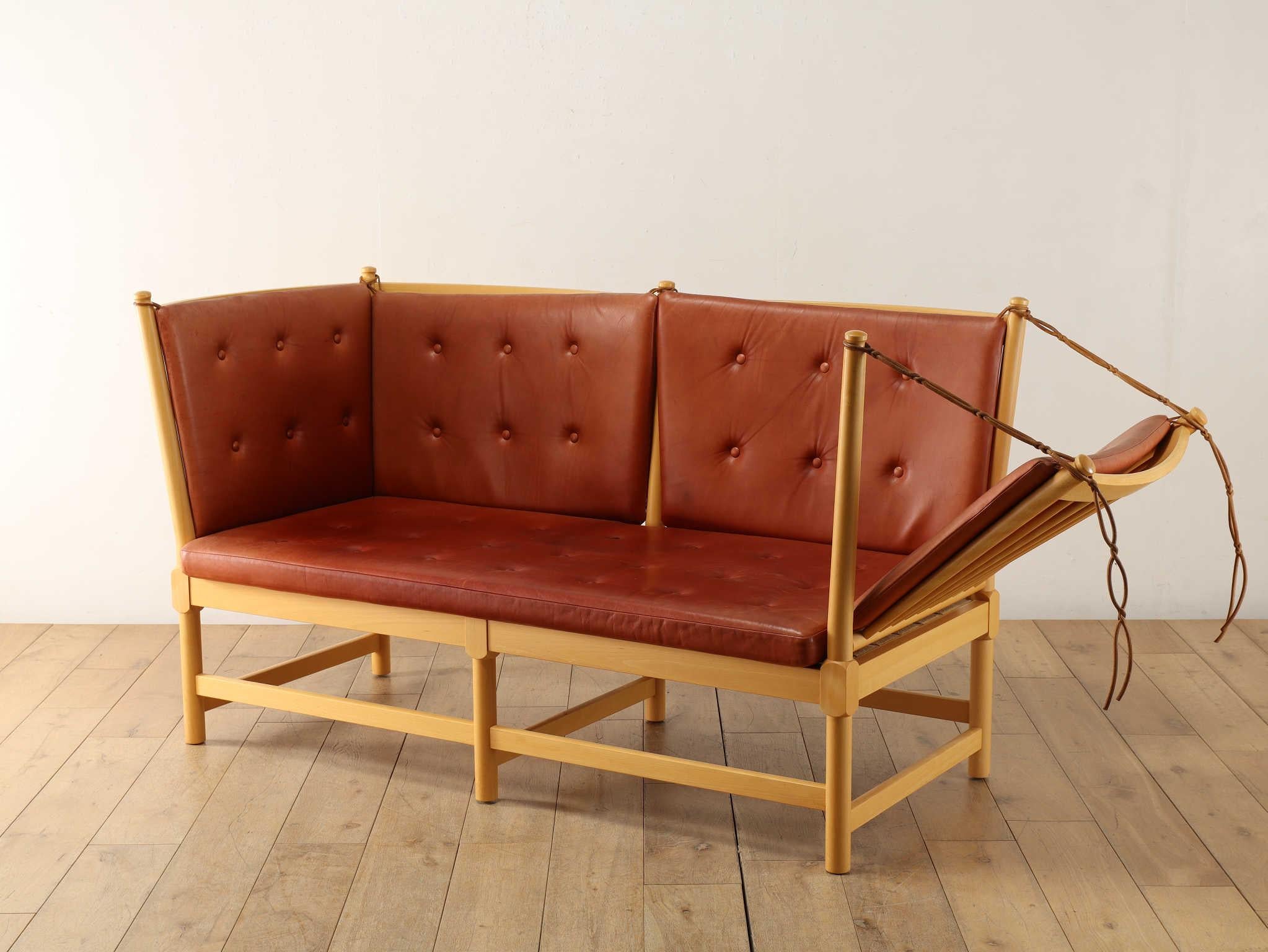 Borge Mogensen Spokeback Sofa 1970's For Sale 6