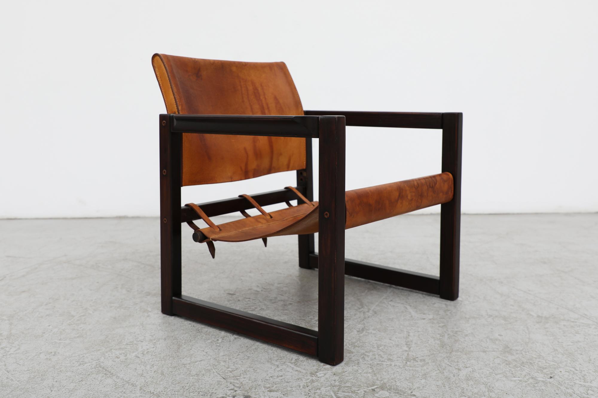 Borge Mogensen Style Leather Safari Chair by Karin Mobring 3