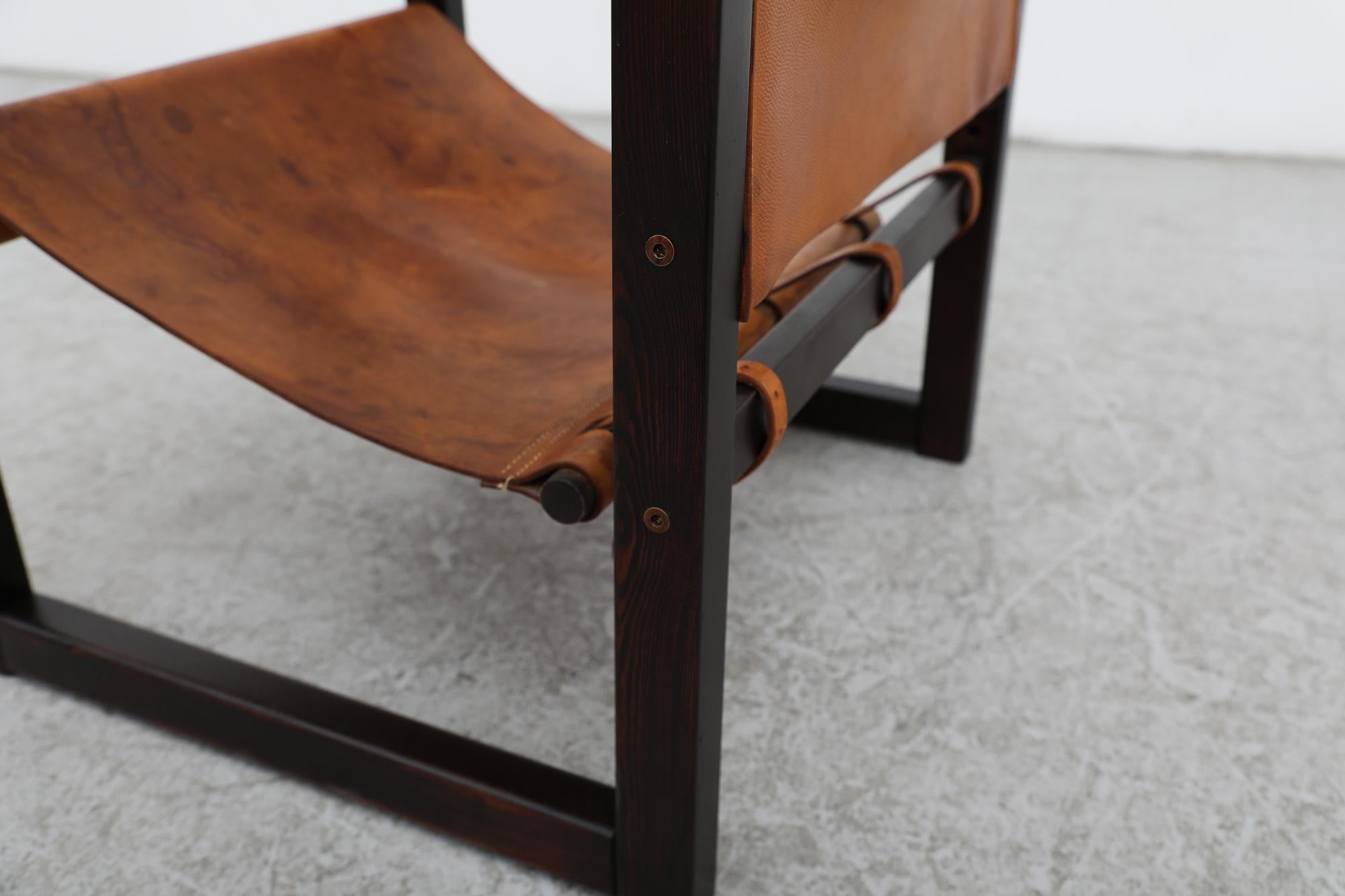 Borge Mogensen Style Leather Safari Chair by Karin Mobring 8