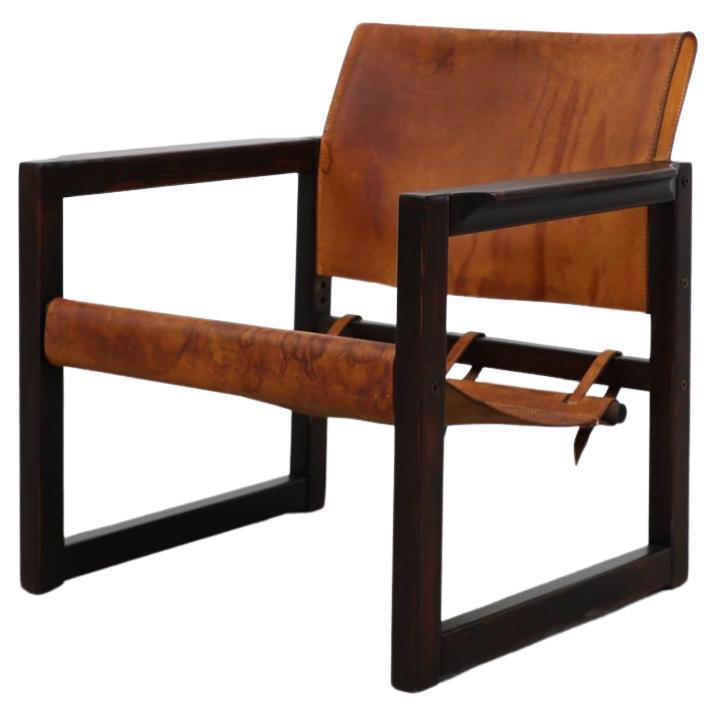Borge Mogensen Style Leather Safari Chair by Karin Mobring