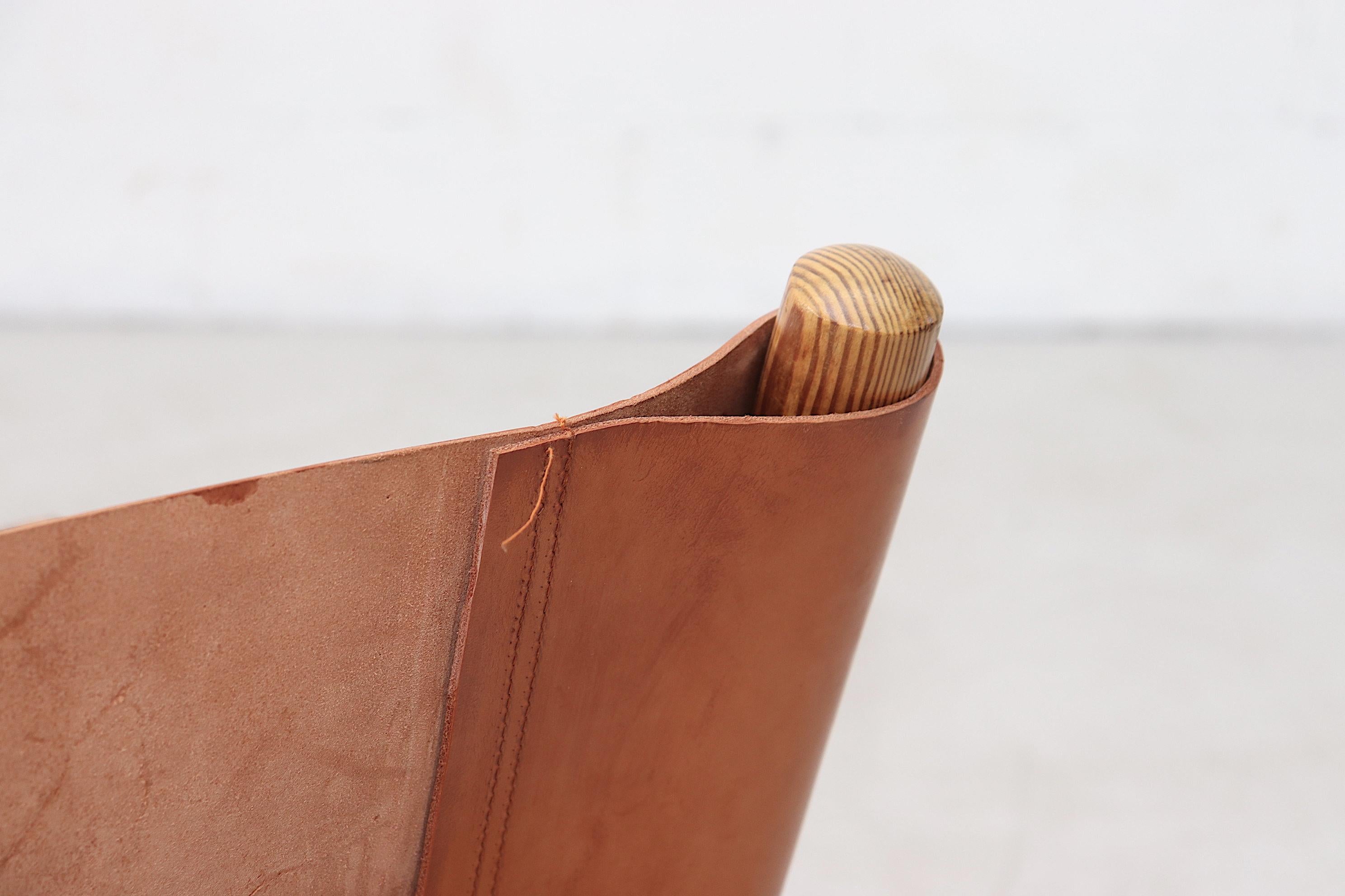 Ate Van Apeldoorn Saddle Leather Lounge Chair 4