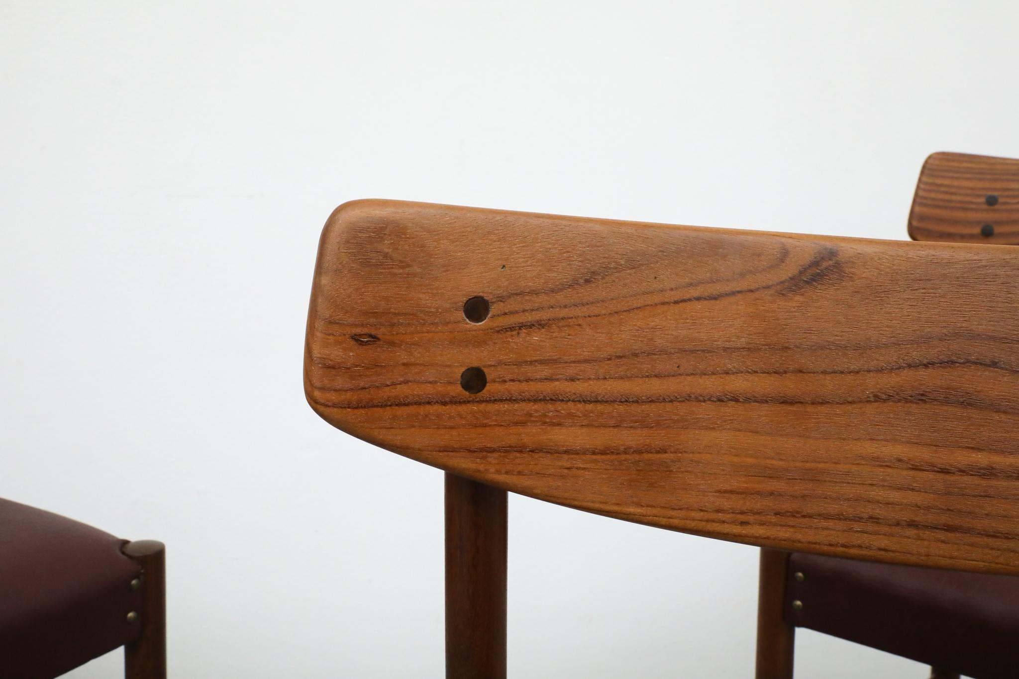 Borge Mogensen Style Set of 6 Mid-Century Danish Dining Chairs For Sale 4