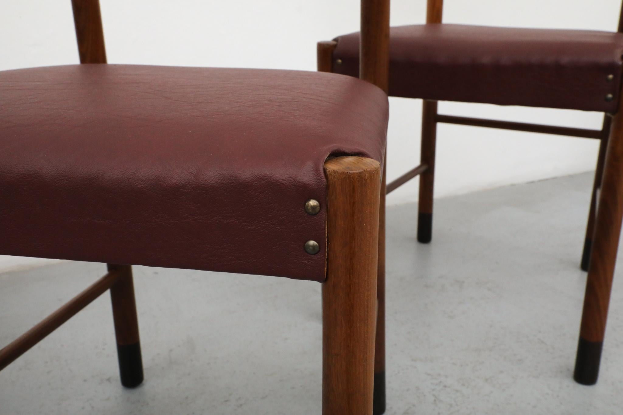 Borge Mogensen Style Set of 6 Mid-Century Danish Dining Chairs For Sale 5