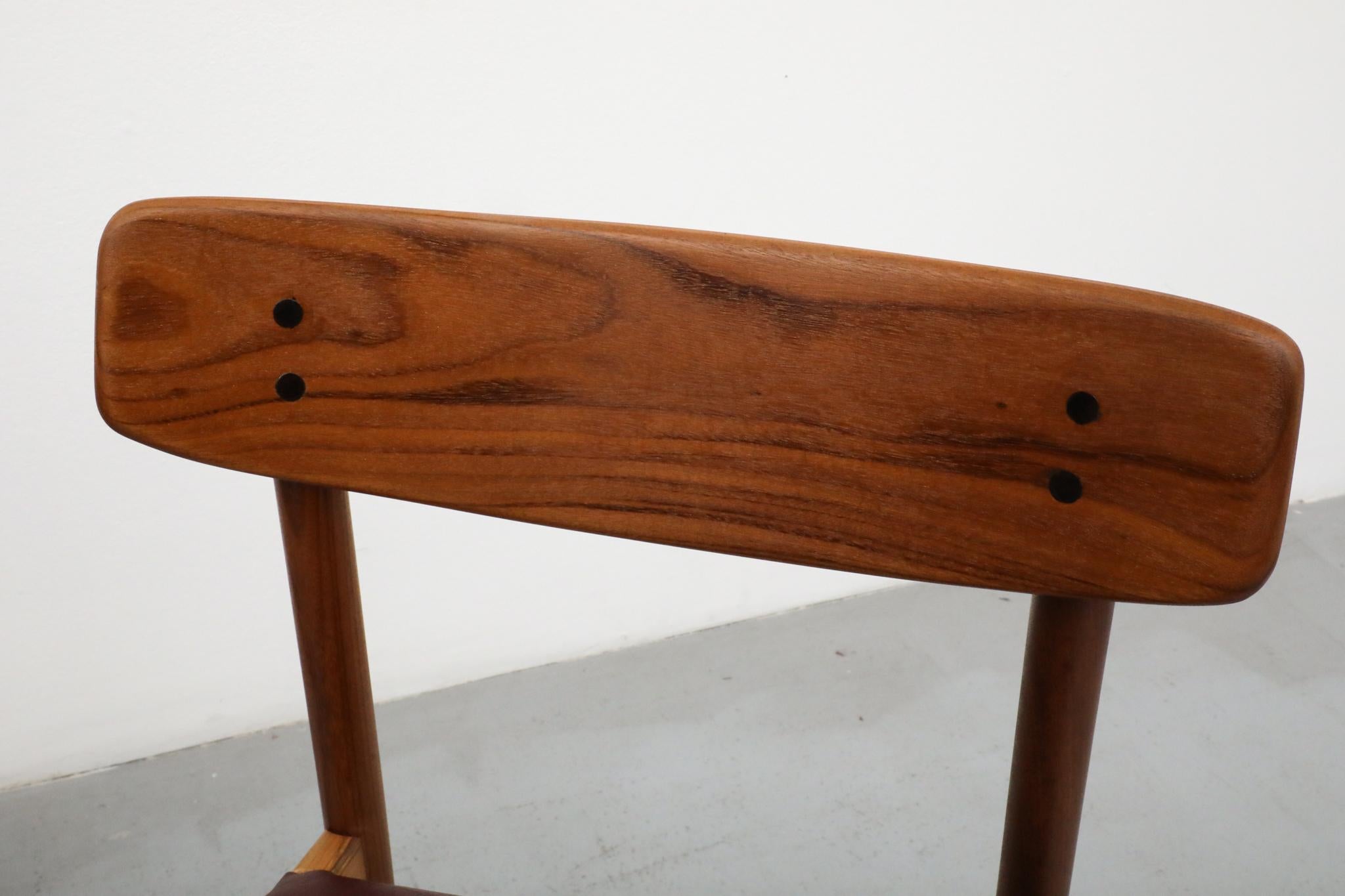 Borge Mogensen Style Set of 6 Mid-Century Danish Dining Chairs For Sale 9