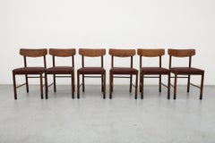 Borge Mogensen Style Set of 6 Mid-Century Danish Dining Chairs