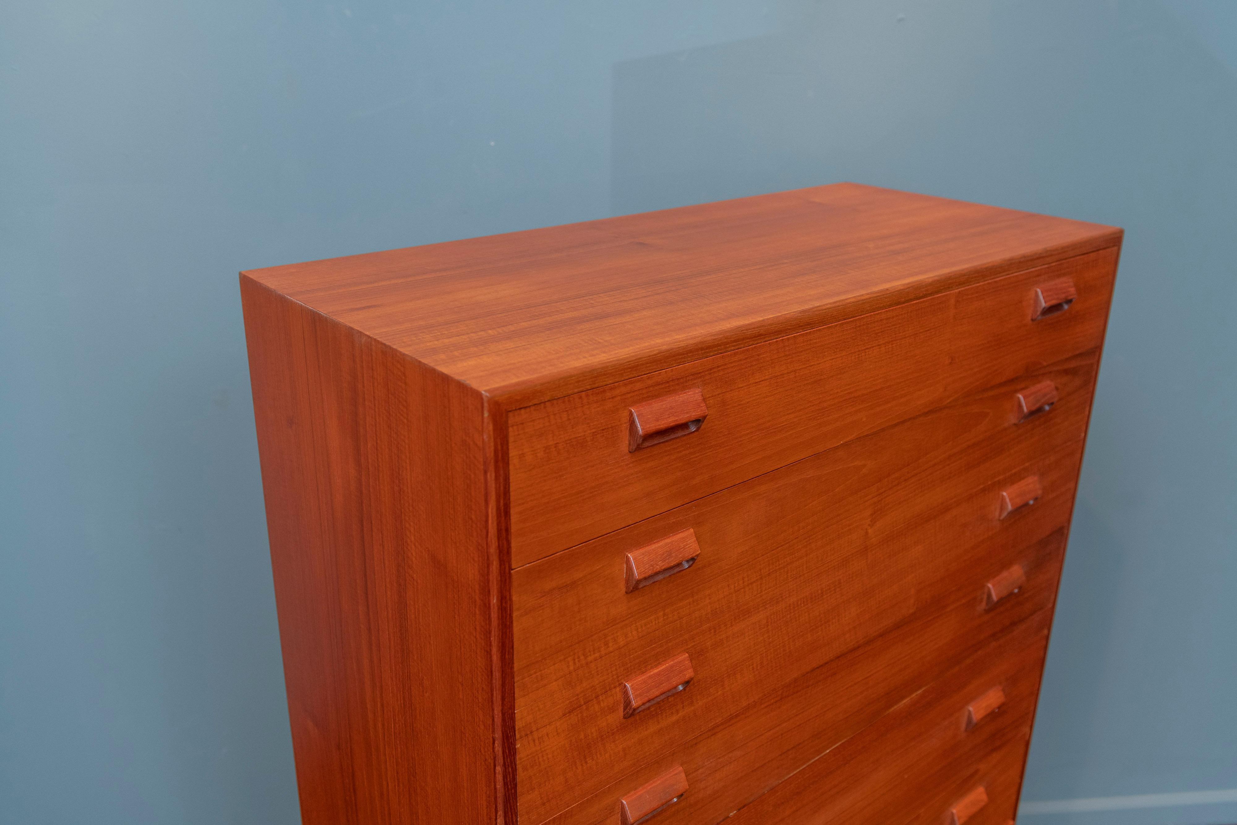 Mid-20th Century Borge Mogensen Tall Chest of Drawers