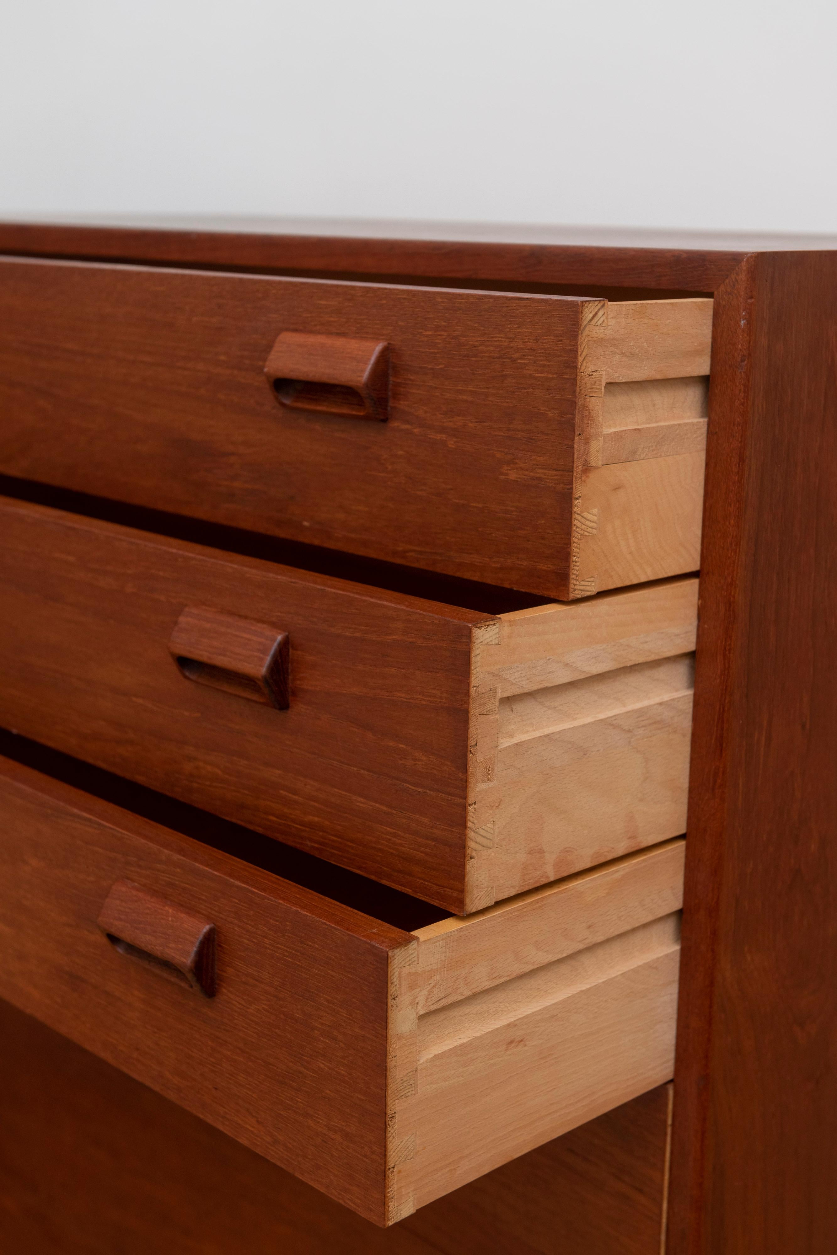 Danish Borge Mogensen Teak Chest of Drawers For Sale