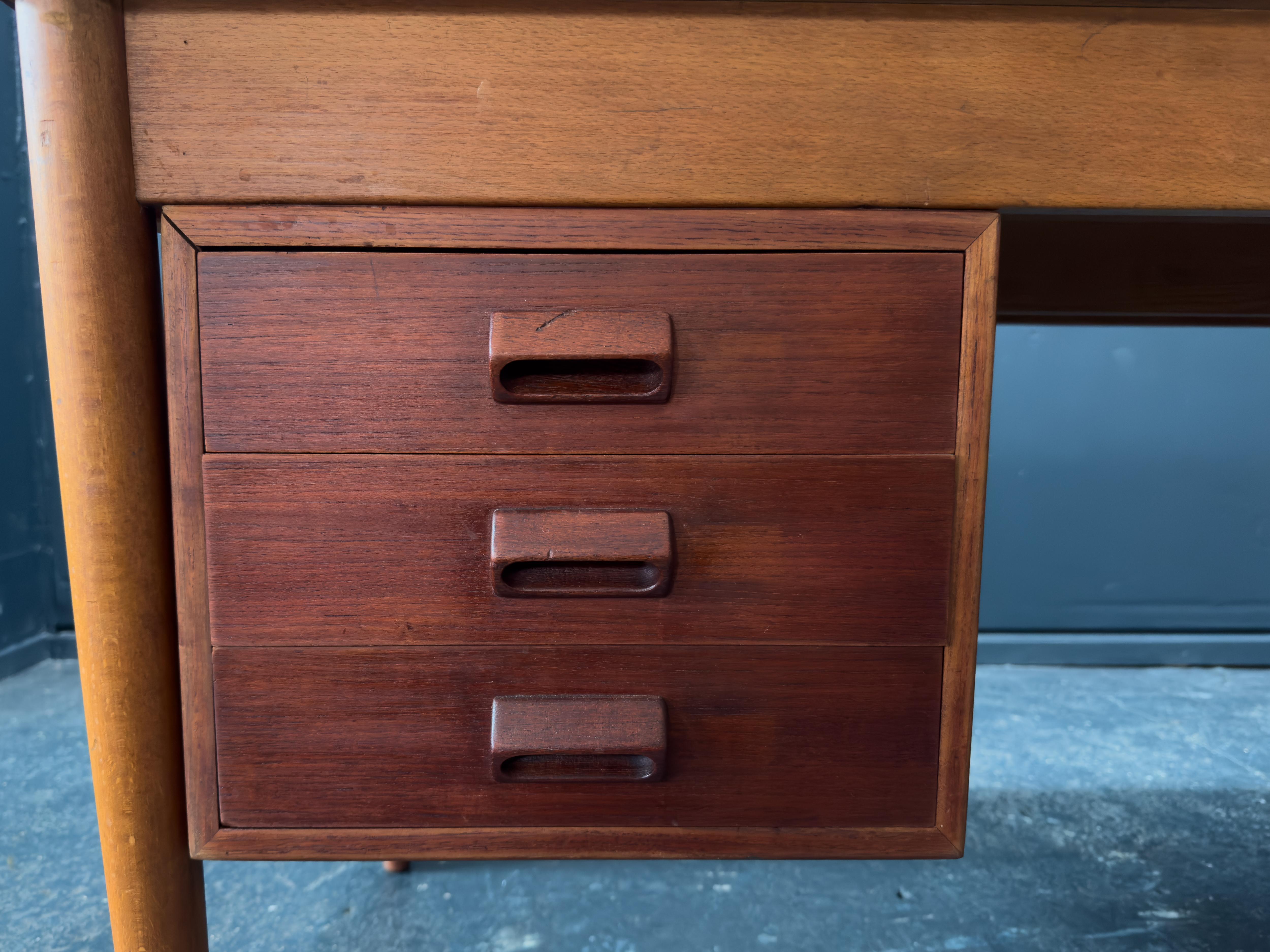 Borge Mogensen Teak Desk For Sale 1