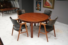 Retro Borge Mogensen Teak Dining Table with Extension Leaf c1950
