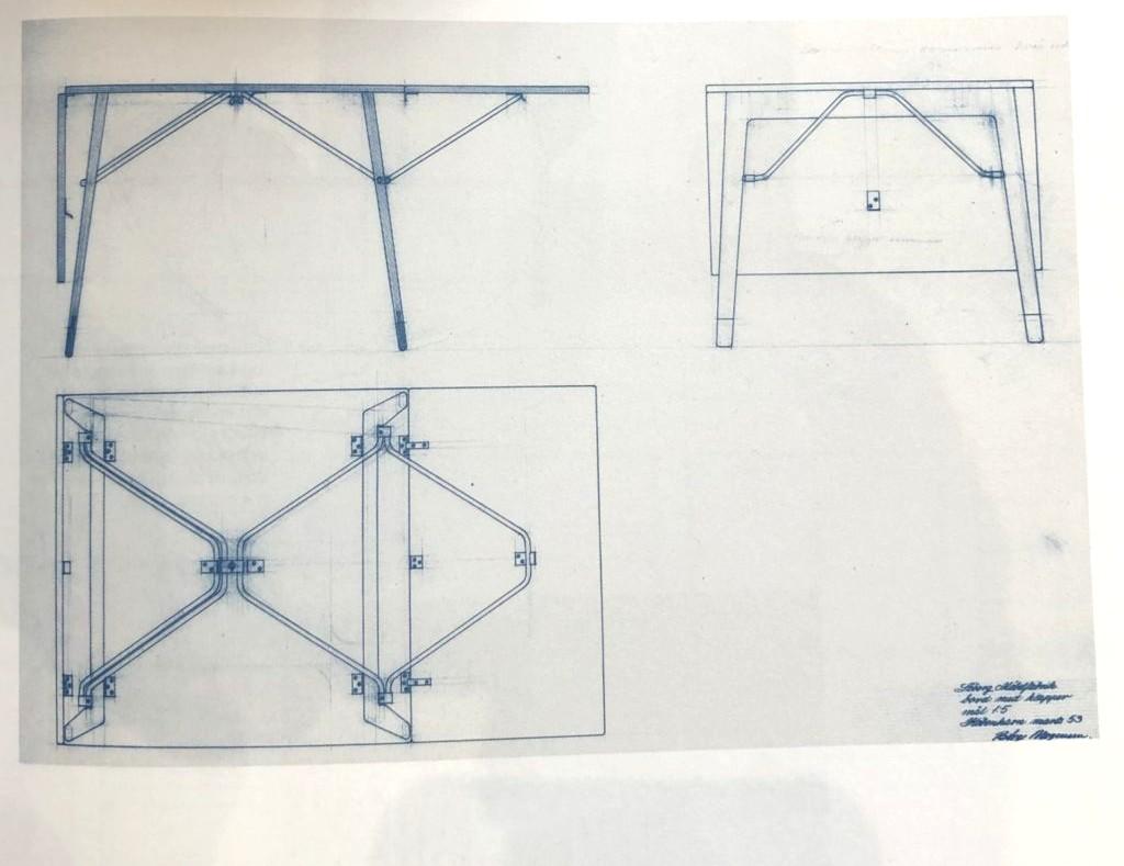 Table Borge Mogensensen modèle 162, design 1953 en vente 1