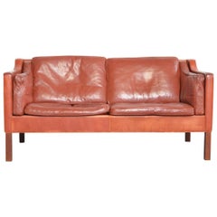 Borge Mogensen two-seat Sofa Model 2212 for Fredericia Danmark