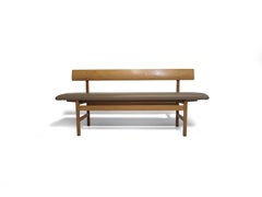 Borge Mogensen White Oak Bench for Fredericia #2